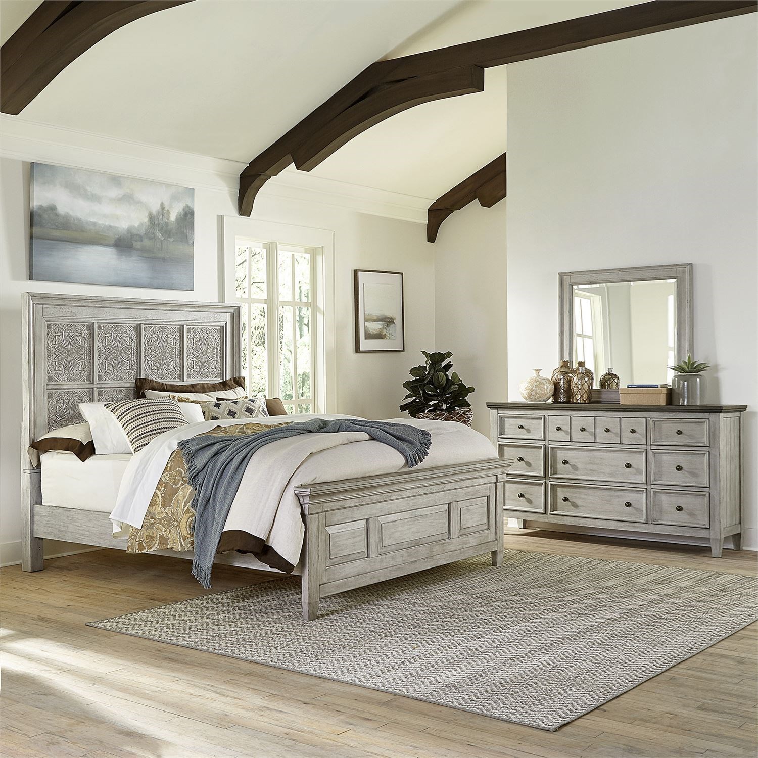 Liberty Furniture Heartland Queen Bedroom Group Lindy's Furniture